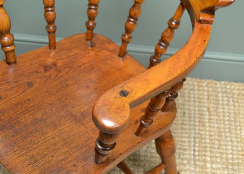 fig 2. Victorian Country House Smokers Bow Antique Carver Chair