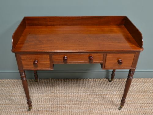 fig 1. Stunning Quality Regency Mahogany Antique Writing Table