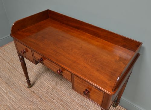 fig 3. Stunning Quality Regency Mahogany Antique Writing Table