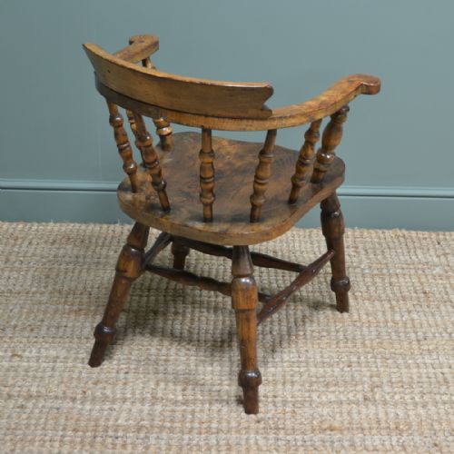 fig 1. Antique Smokers Bow Chair