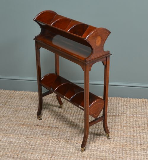 fig 3. Fine Quality Victorian Antique Book Stand