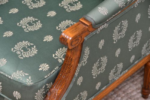 fig 2. Stunning Pair of French Design Antique Arm Chairs