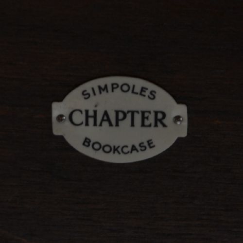 fig 1. Quality Oak Simpoles Stacking Barristers Antique Bookcase