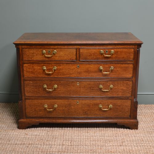 Quality Country Oak George III Antique Chest of Drawers