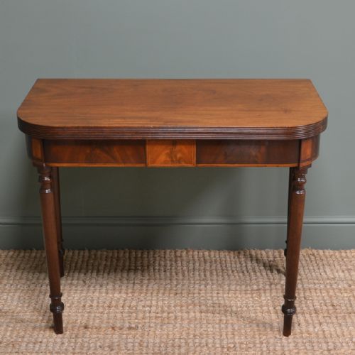 Beautiful Victorian Mahogany Antique Games Table by a Blain & Son, Liverpool