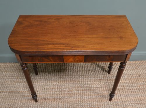fig 3. Beautiful Victorian Mahogany Antique Games Table by A Blain & Son, Liverpool