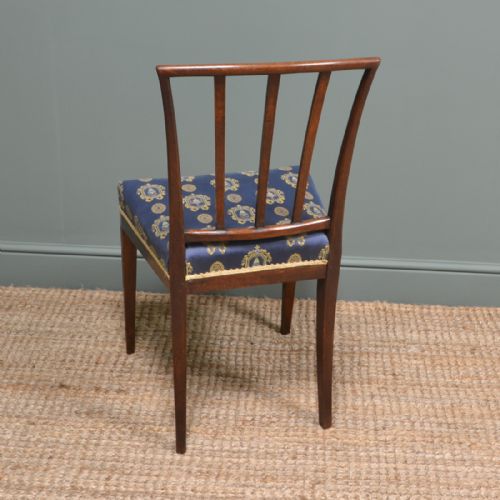 fig 1. Set of Four 19th Century Mahogany Antique Dining Chairs