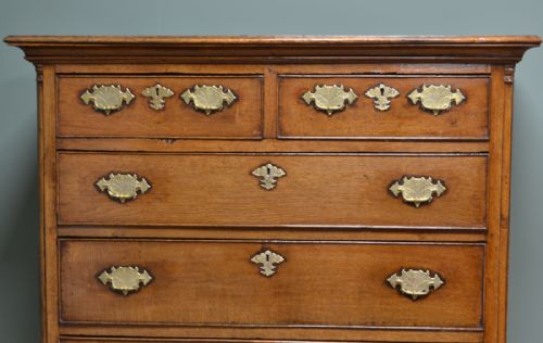 fig 3. Quality Early 18th Century Oak Antique Chest on Stand