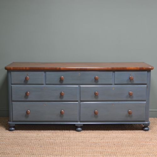 Victorian Painted Antique Dresser Base