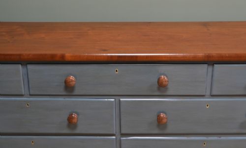 fig 1. Victorian Painted Antique Dresser Base