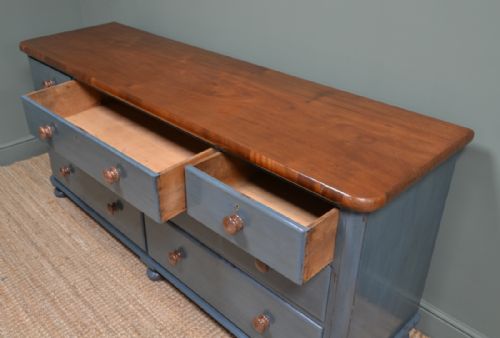fig 2. Victorian Painted Antique Dresser Base