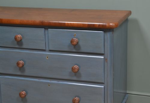 fig 3. Victorian Painted Antique Dresser Base