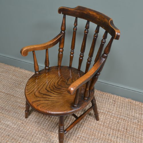 fig 2. Quality Elm Penny Antique Windsor Chair