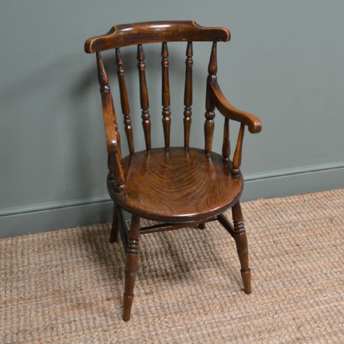 Quality Elm Penny Antique Windsor Chair