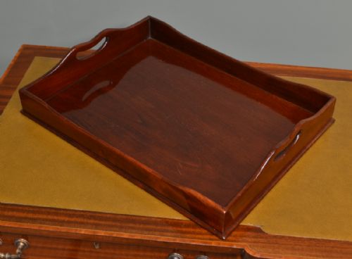 fig 1. Edwardian Mahogany Antique Butlers Tray