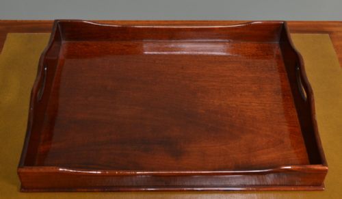 fig 2. Edwardian Mahogany Antique Butlers Tray