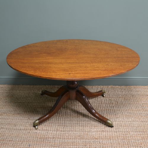 Regency Mahogany Antique Breakfast Table / Dining Table