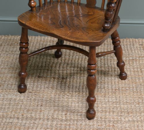 fig 3. Georgian Ash and Elm Antique Windsor Chair