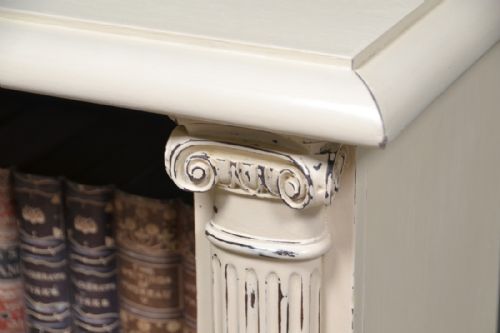 fig 1. Antique Victorian Painted Open Bookcase