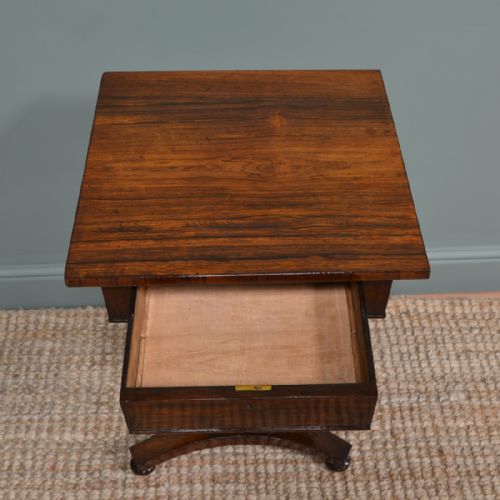 fig 1. Stunning Small William IV Antique Side Table