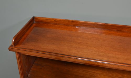 fig 1. Quality Victorian Mahogany Antique Open Bookcase