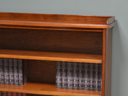 fig 3. Quality Victorian Mahogany Antique Open Bookcase