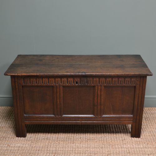 Period Oak Country Antique Coffer