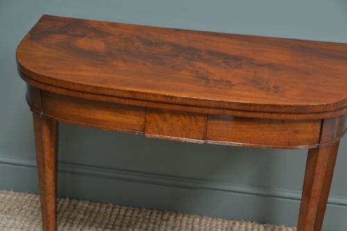 fig 2. Elegant Regency Mahogany Antique Games Table