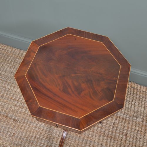 fig 2. Small Mahogany Antique Drum Table