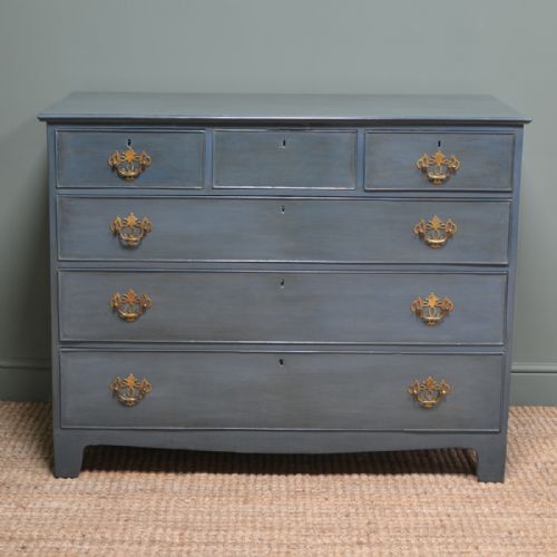 Quality Georgian Painted Antique Chest of Drawers