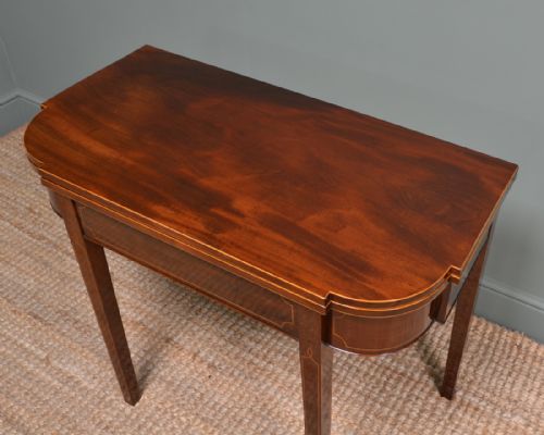 fig 2. Fine Regency Mahogany Antique Tea Table