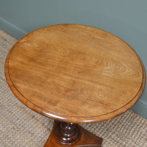 fig 2. Victorian Mellow Mahogany Antique Occasional Table