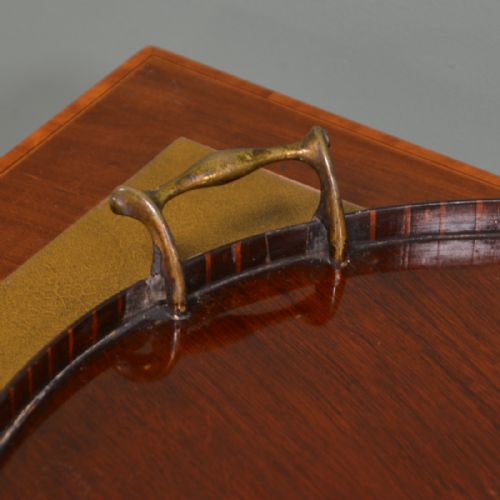 fig 1. Victorian Mahogany Antique Butlers Tray