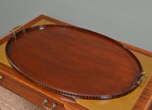 fig 2. Victorian Mahogany Antique Butlers Tray