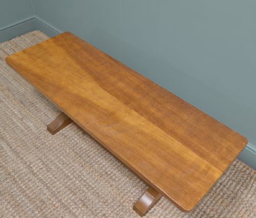 fig 3. Solid Oak Mouseman Refectory Coffee Table