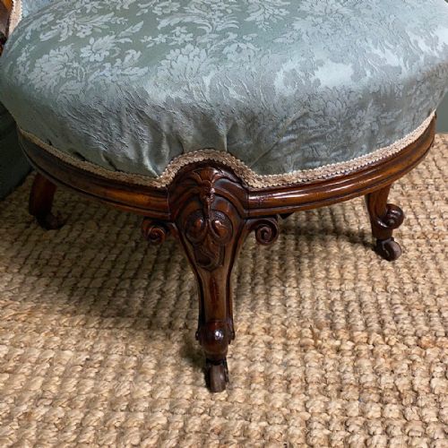 fig 1. Small Victorian Antique Nursing Chair