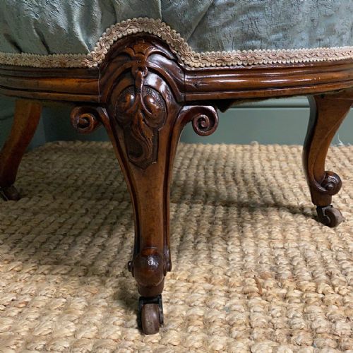 fig 2. Small Victorian Antique Nursing Chair