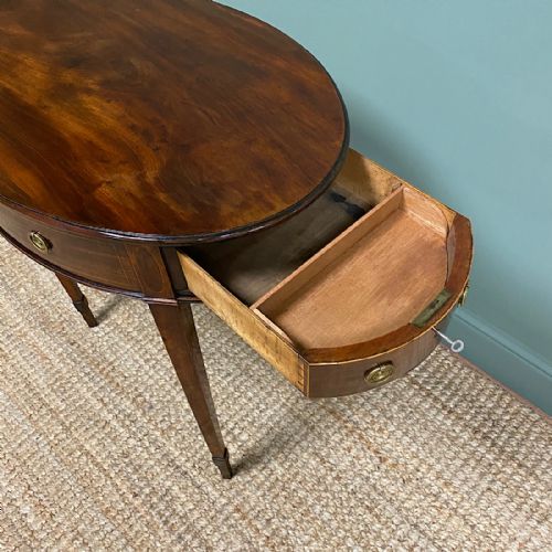 fig 1. Elegant Victorian Mahogany Antique Side Table