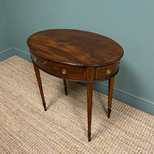 fig 2. Elegant Victorian Mahogany Antique Side Table