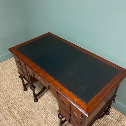 fig 1. Shapland & Petter Edwardian Walnut Antique Desk