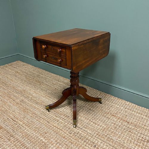 Elegant Regency Mahogany Antique Sofa Table