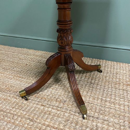 fig 1. Elegant Regency Mahogany Antique Sofa Table