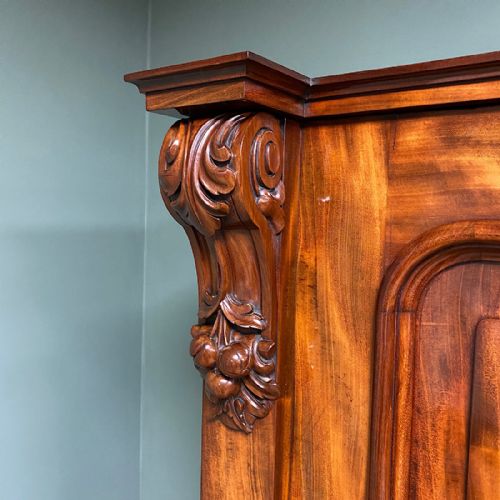 fig 1. Striking Gillows Victorian Mahogany Antique Wardrobe