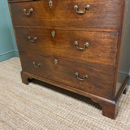 fig 1. Superb George III Mahogany Country House Antique Chest Of Drawers