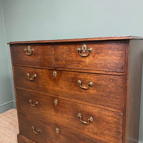 fig 3. Superb George III Mahogany Country House Antique Chest Of Drawers