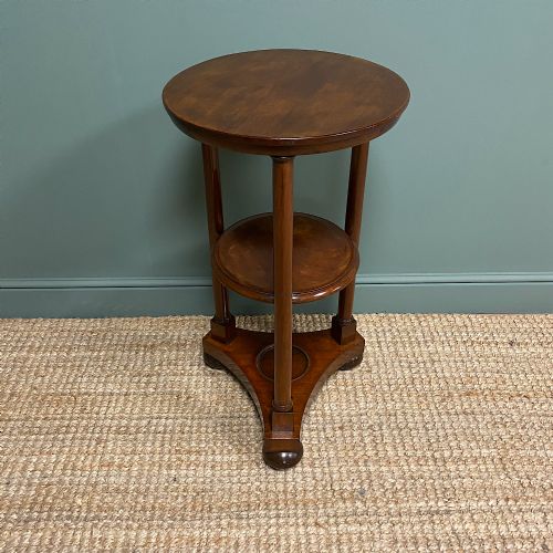 Victorian Empire Style Mahogany Antique Occasional Table