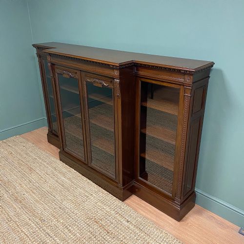 fig 3. Hamptons of London Victorian Walnut Antique Bookcase