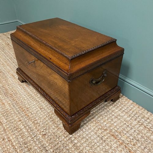 fig 1. Spectacular Georgian Mahogany Small Antique Cellarette