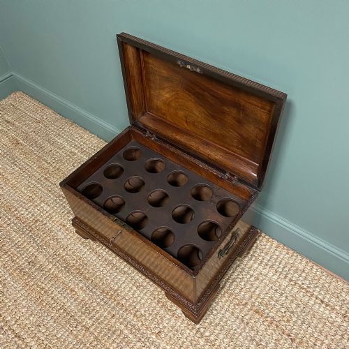 fig 3. Spectacular Georgian Mahogany Small Antique Cellarette