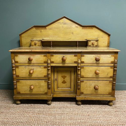 Victorian Painted Pine Antique Dresser
